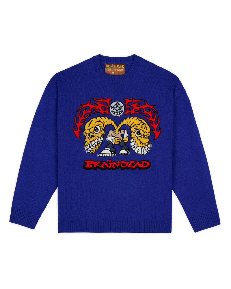 Bonecrusher Sweater - Navy 1