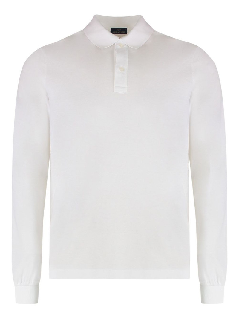 long-sleeve polo shirt 1