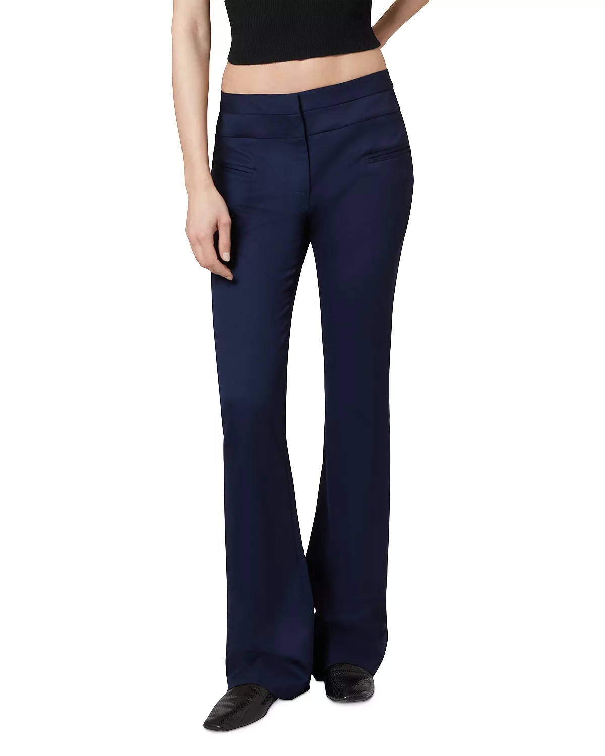 Serge Wool Bootcut Pants - 4