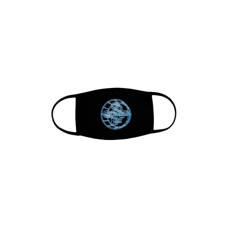 Off-White 3D Crossed Off Face Mask 'Black/Blue' - 1