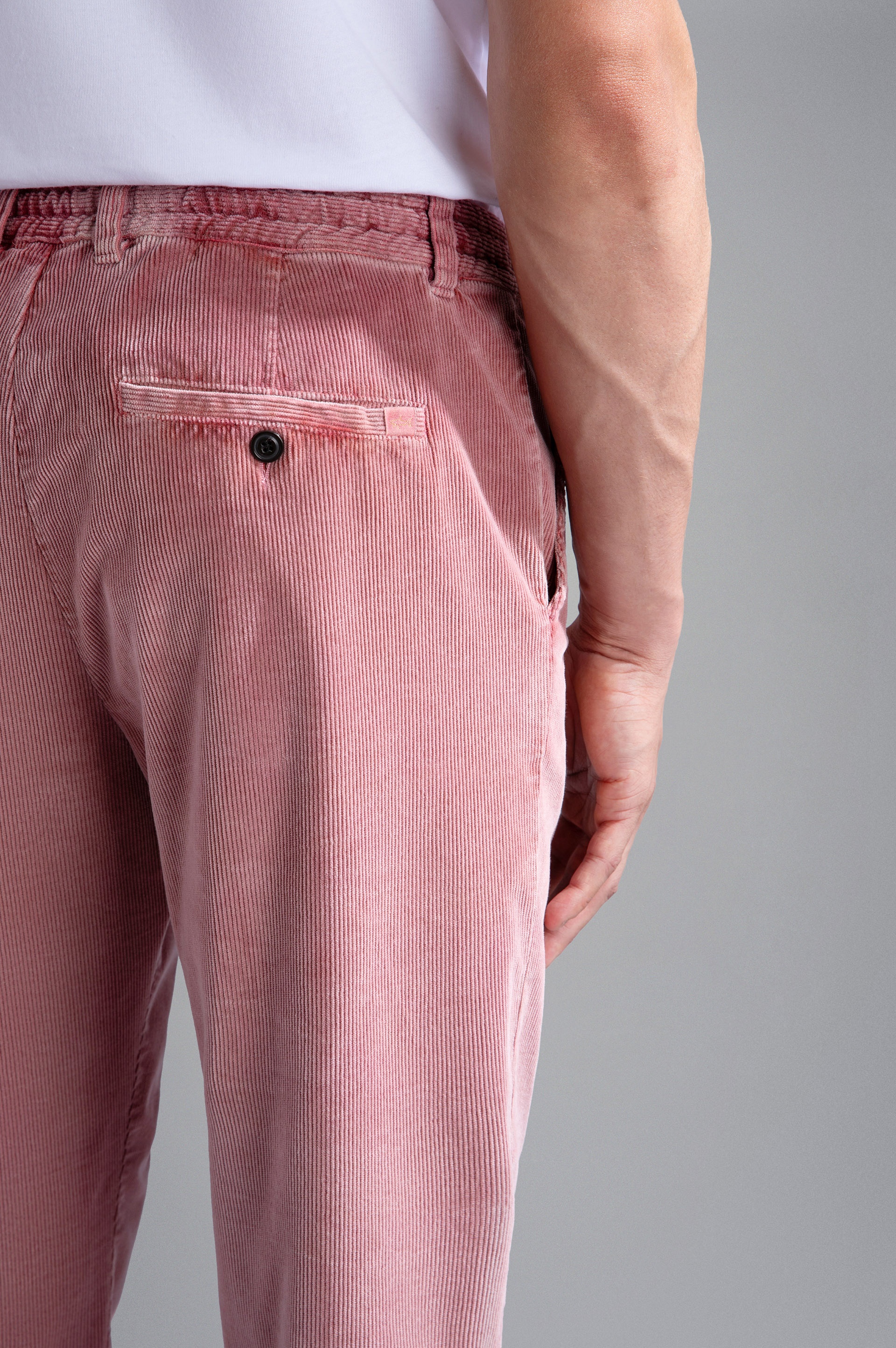 VELVET CHINO TROUSERS - 4
