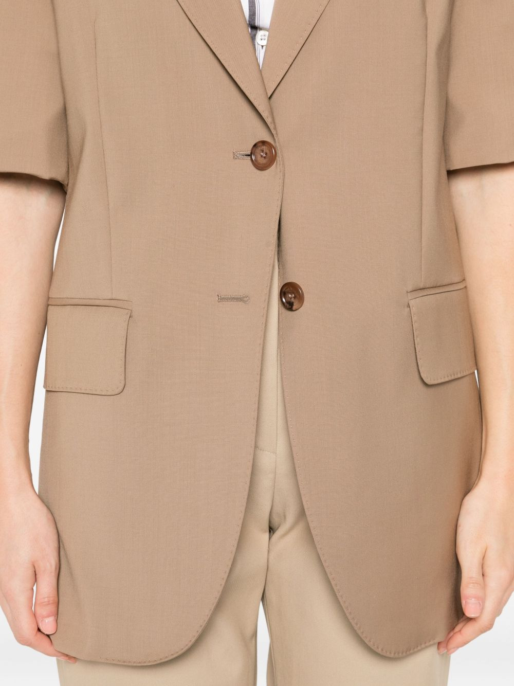 OTTUSO short-sleeve notched-lapel blazer - 5