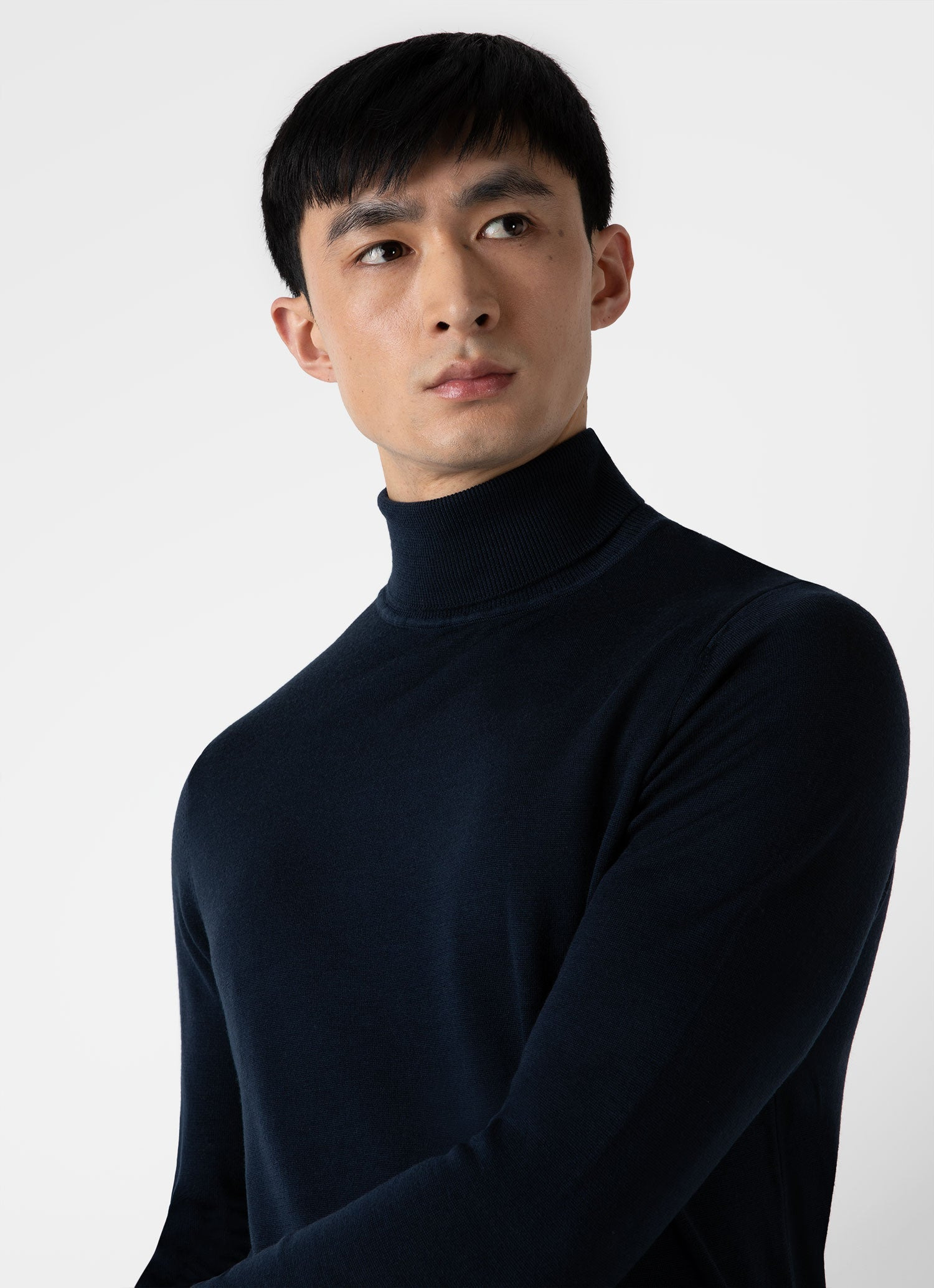 Fine Merino Wool Roll Neck - 6