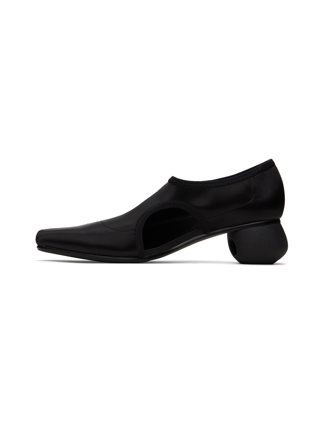 Black United Nude Edition Carve Heels - 3
