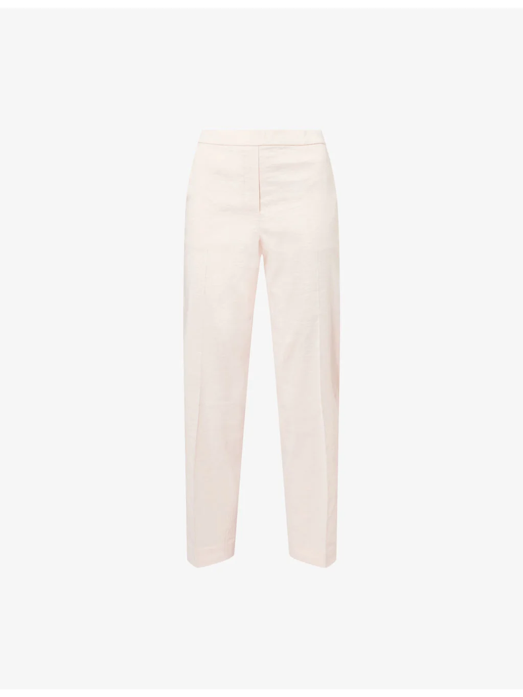 Treeca Pull-On Linen-Blend Trousers - 1
