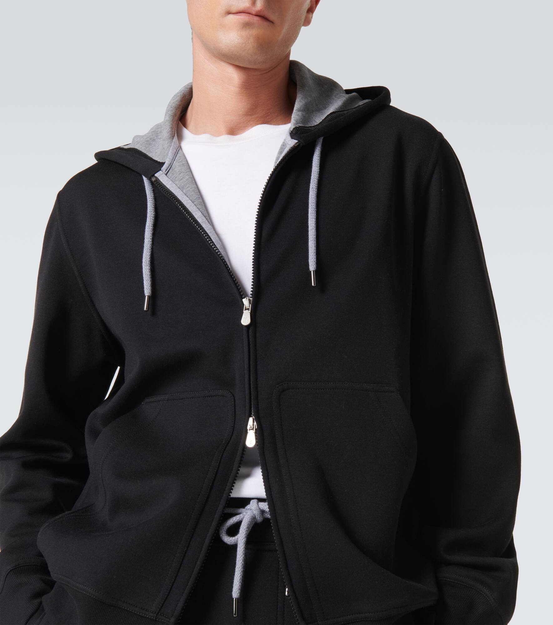 Cotton-blend hoodie - 5