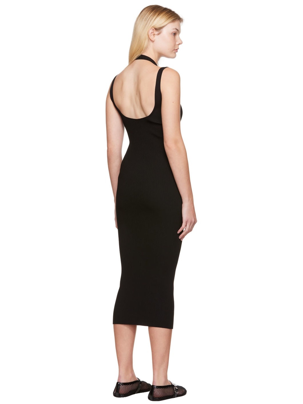 Black Tube Midi Dress - 6