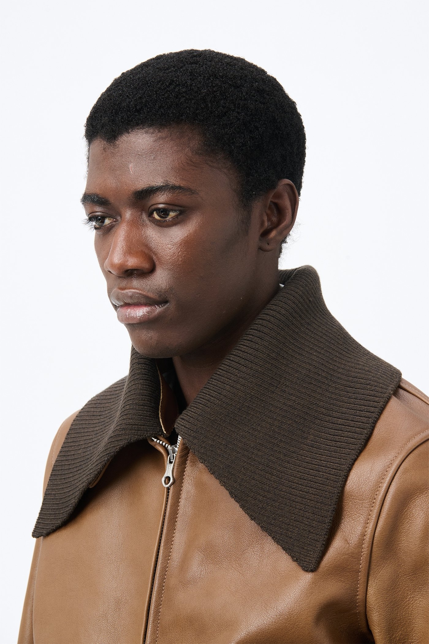 Pharos Bomber Smoky Quartz Goat Skin - 4