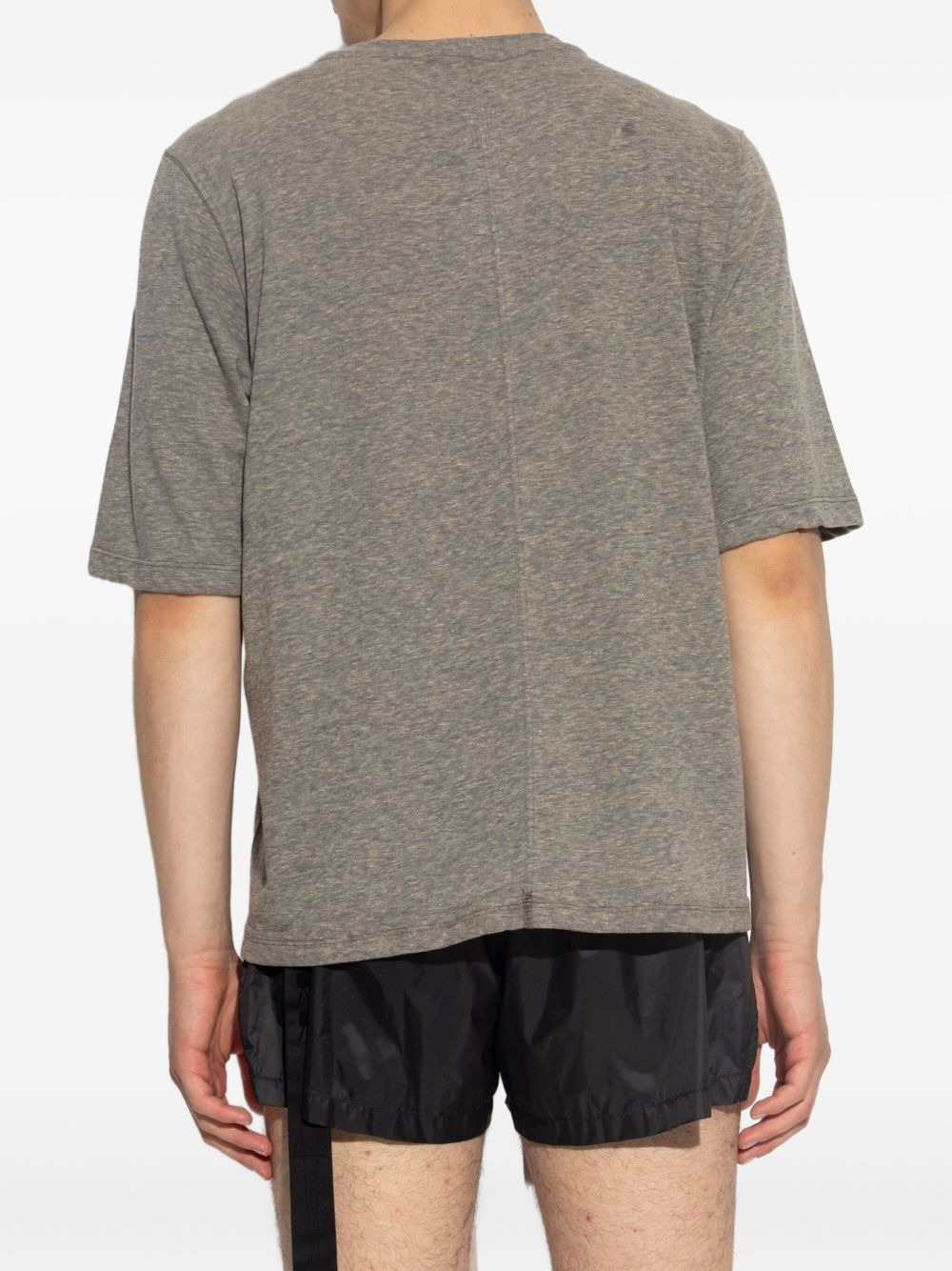 short-sleeve drawstring T-shirt - 4