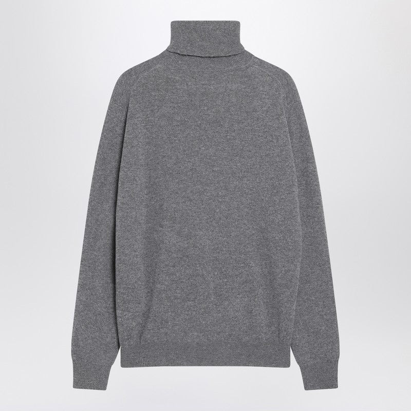 Gucci Grey Turtleneck Sweater In Cashmere Women - 2