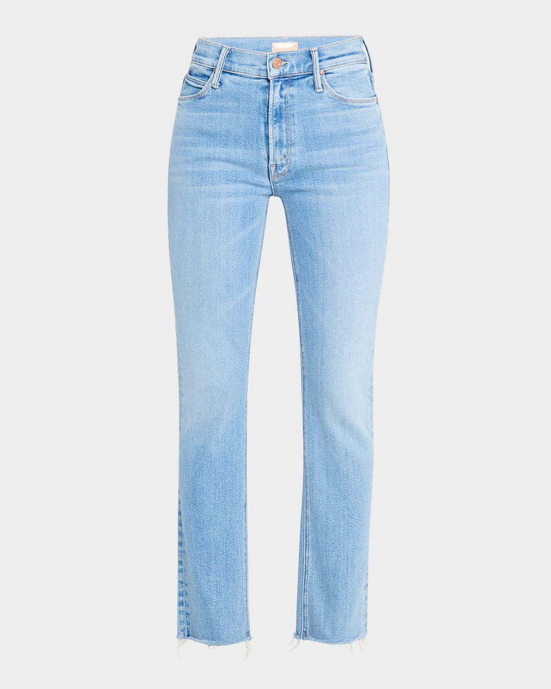 The Mid-Rise Dazzler Ankle Fray Jeans 1