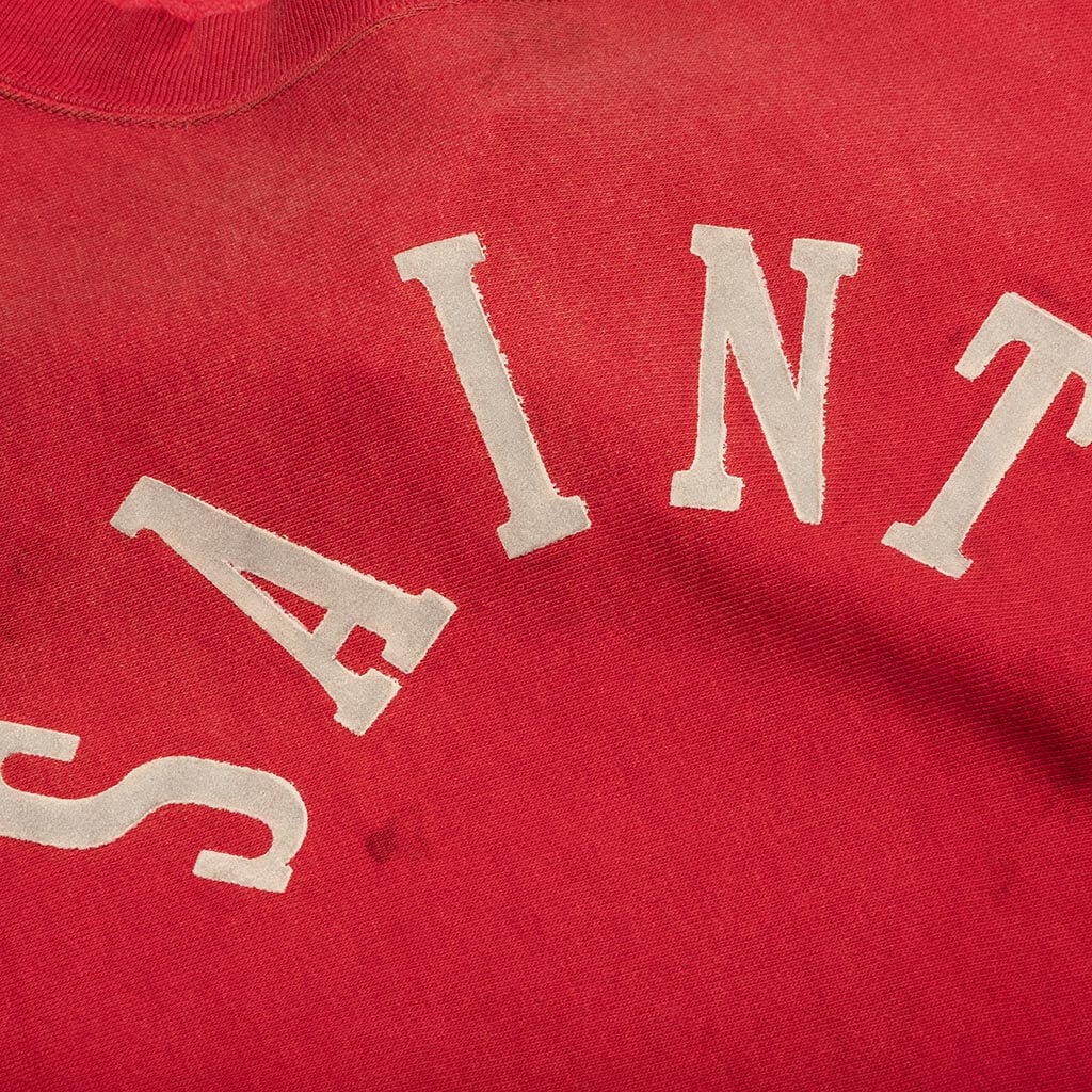FAITH CREW SWEATER - RED - 4