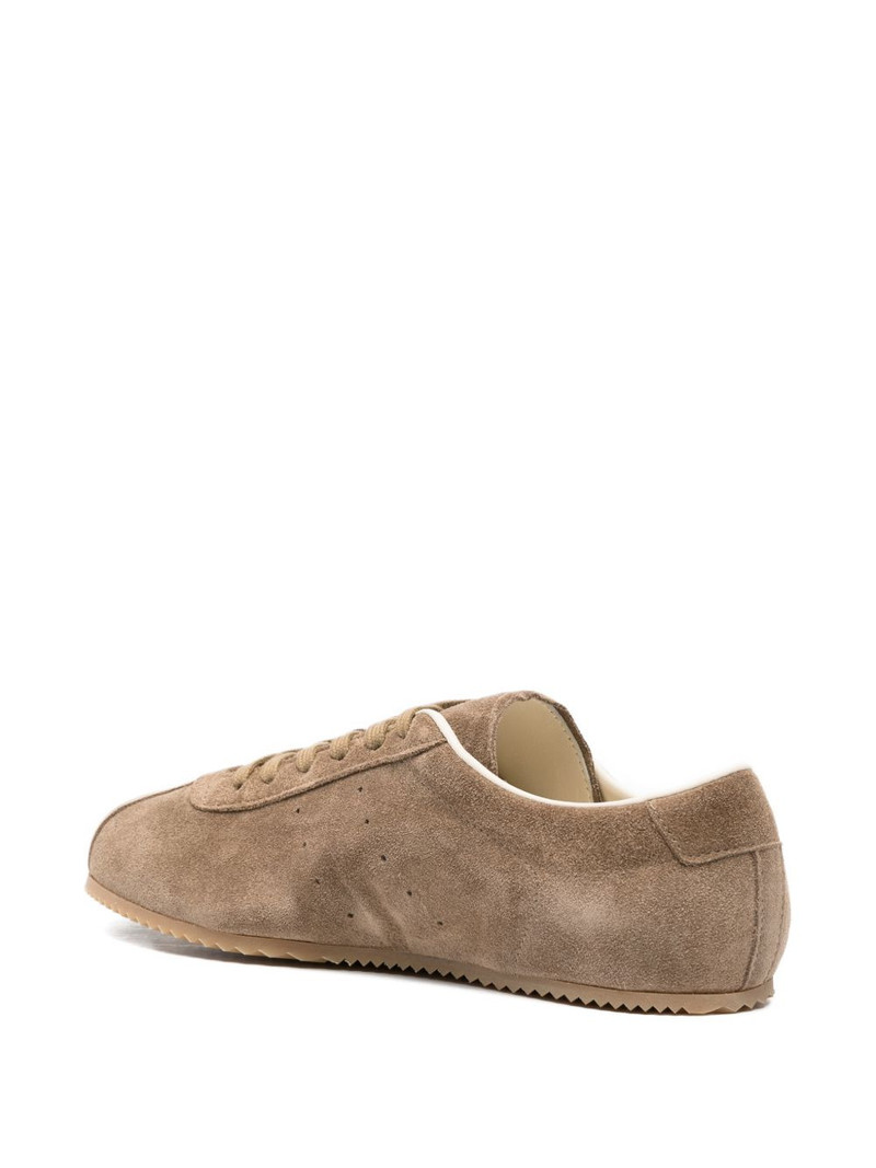 lace-up suede sneakers 3