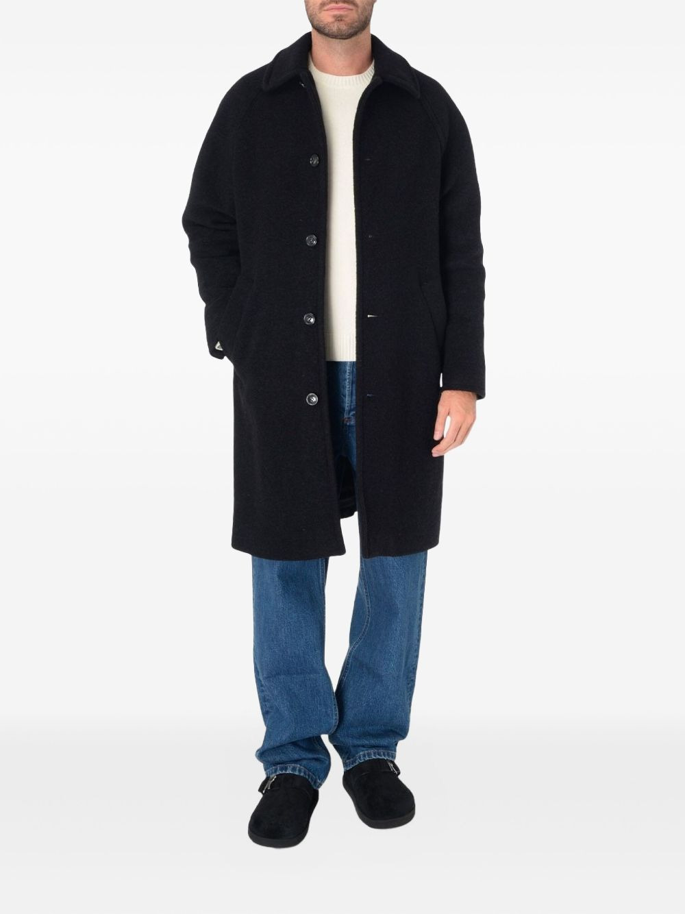 Gaston button-fastening coat - 2