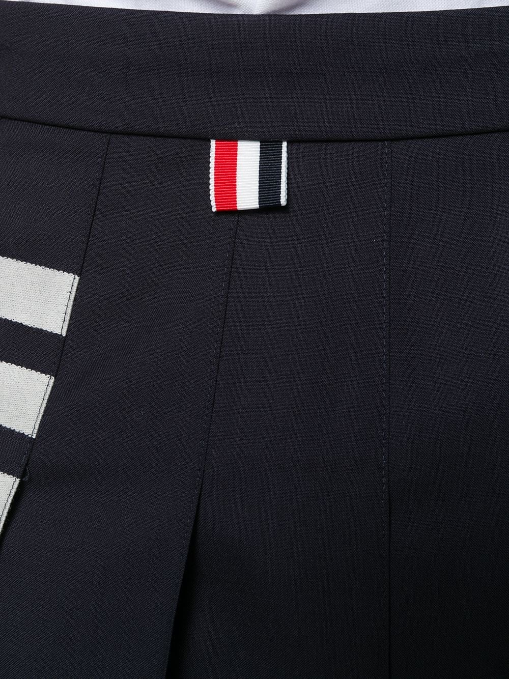 4-Bar pleated miniskirt - 5