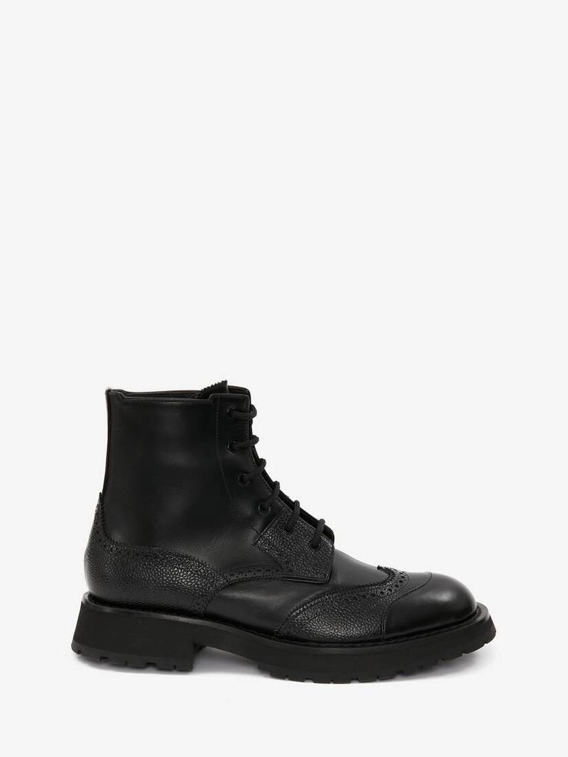 Men's Punk Worker Boot in Black 1