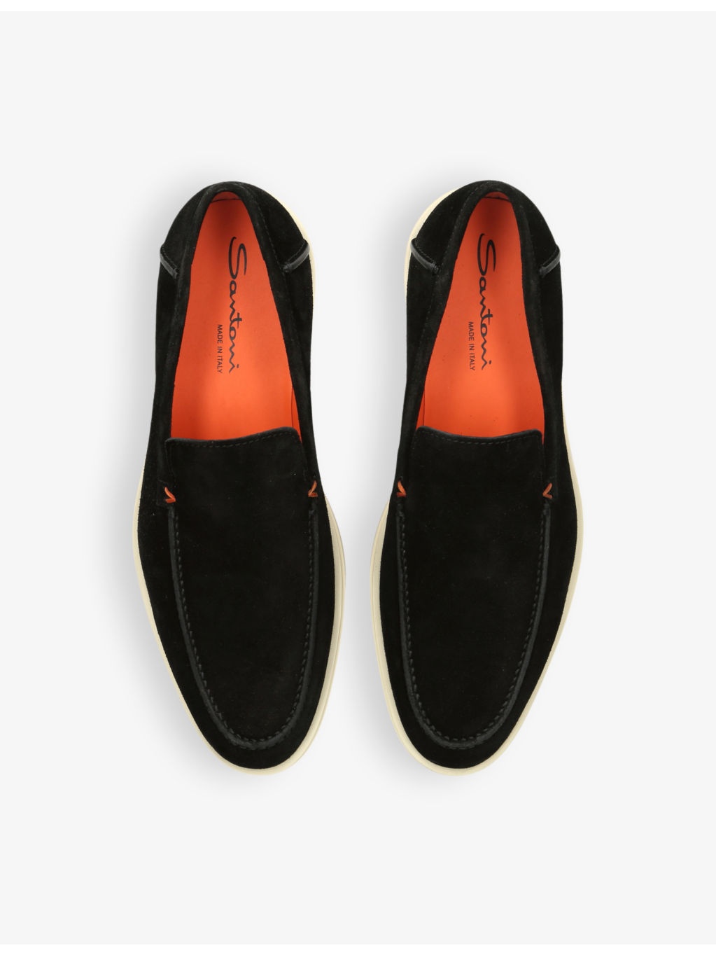Detroit contrast-sole suede loafers - 2