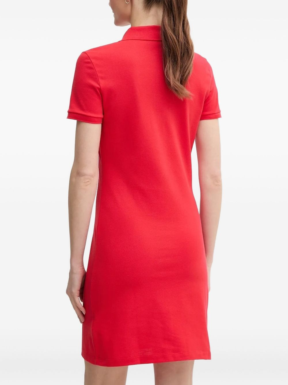 short-sleeve polo mini dress - 3