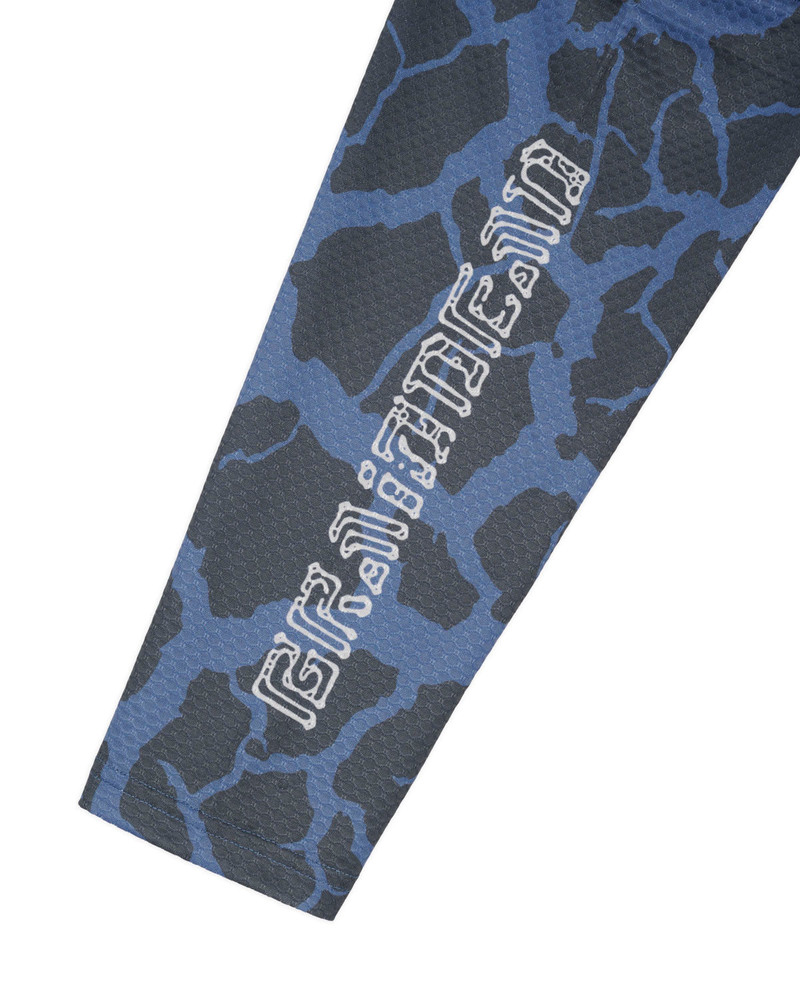 Brain Dead x Attaquer Long Sleeve Tech T-shirt - Blue Multi 4