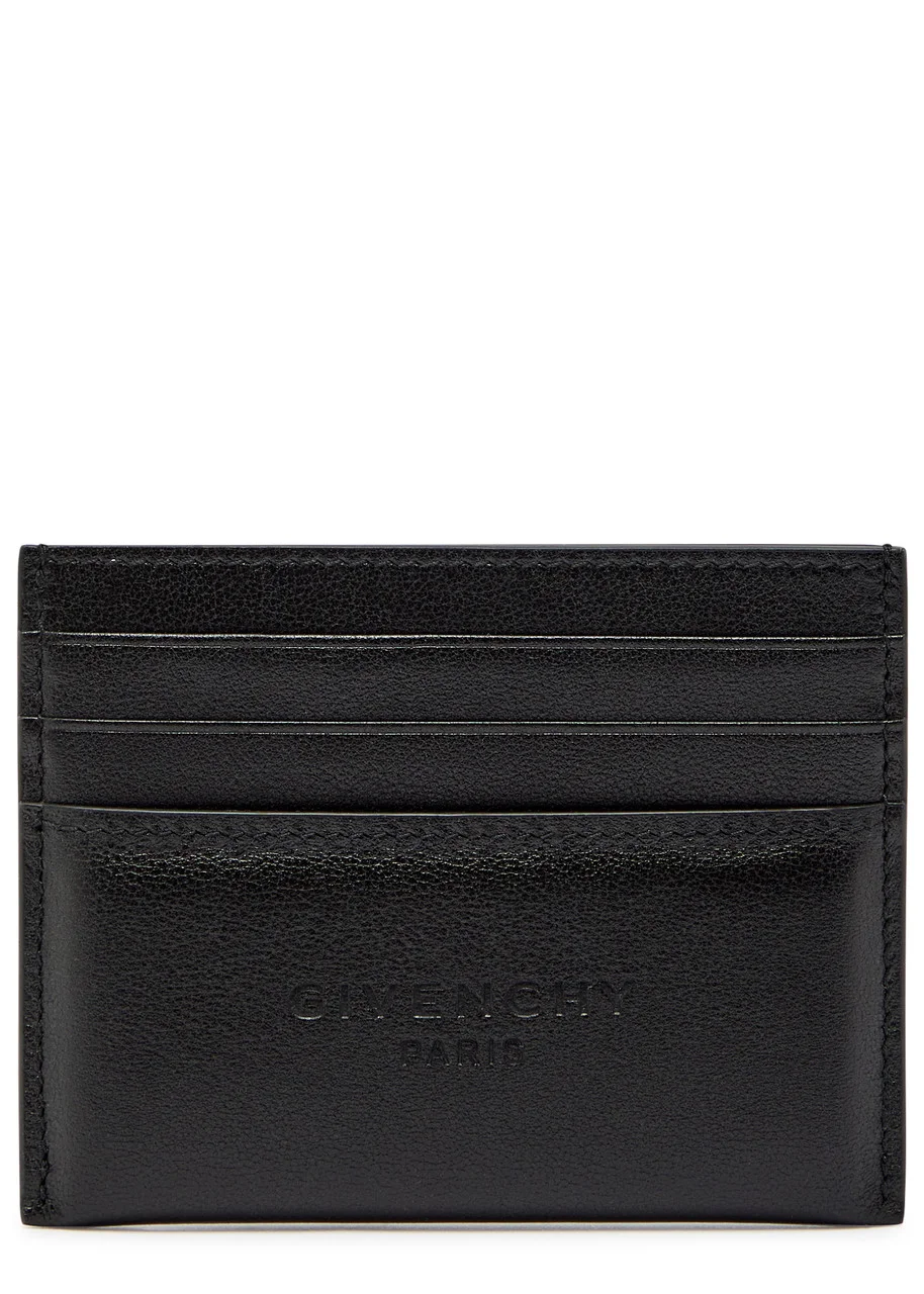 Givenchy Padded Logo Leather Card Holder - 1