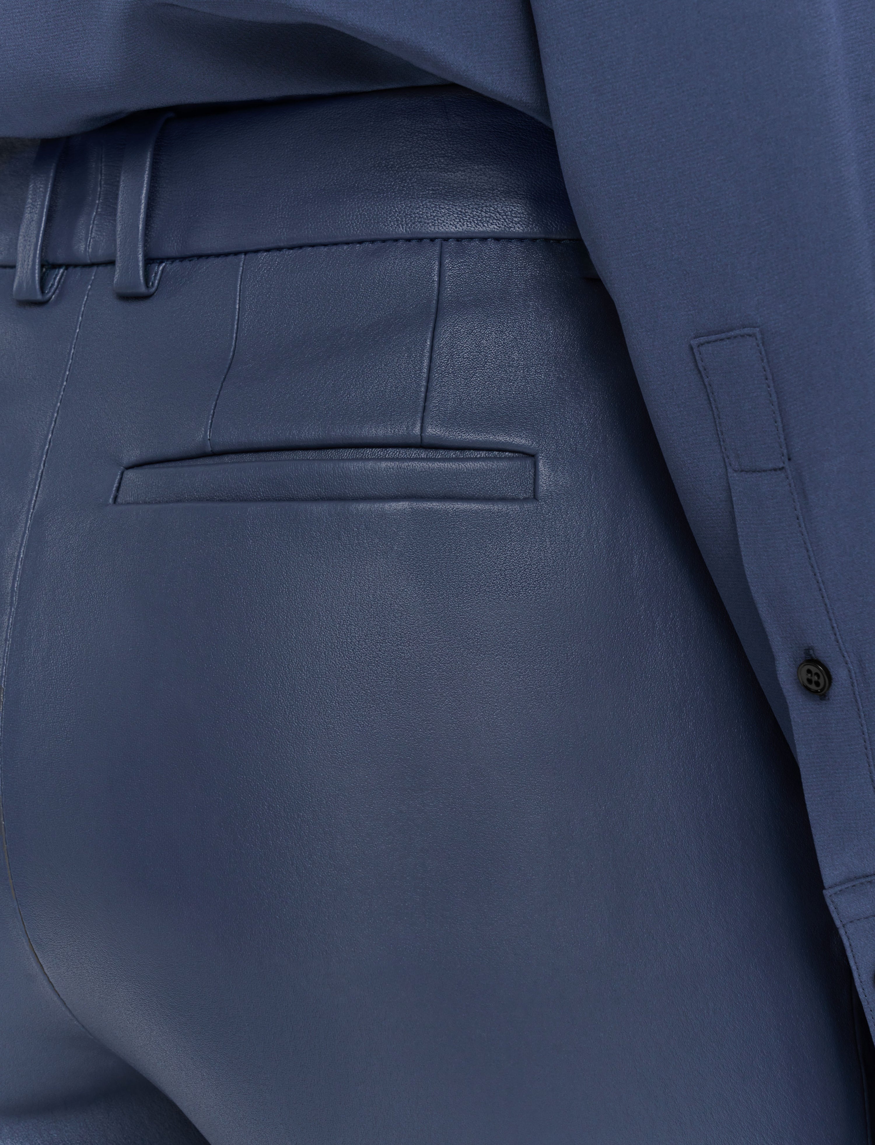 Coleman Leather Stretch Trousers - 5