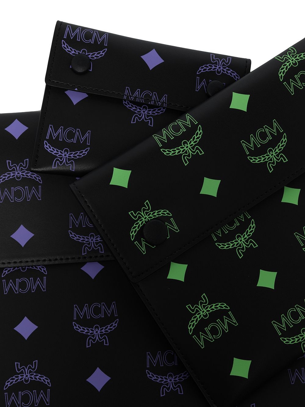 monogram logo pouch - 4