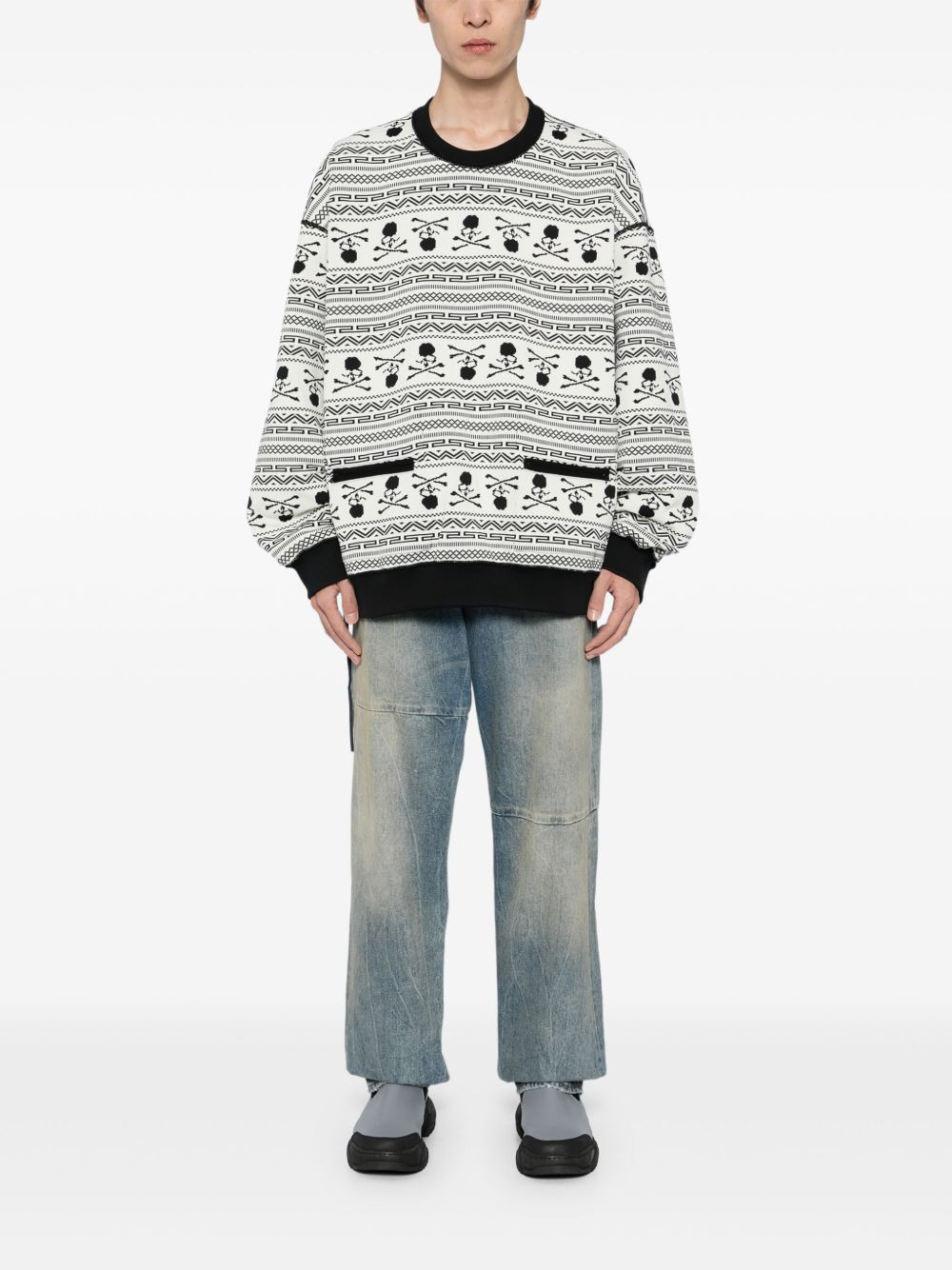 logo-embellished jumper - 6