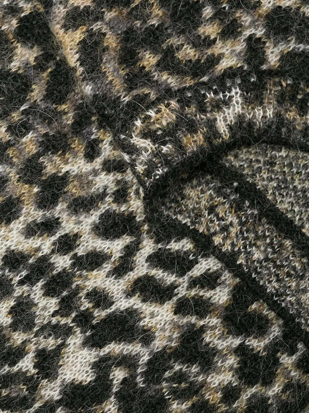 leopard intarsia jumper - 6