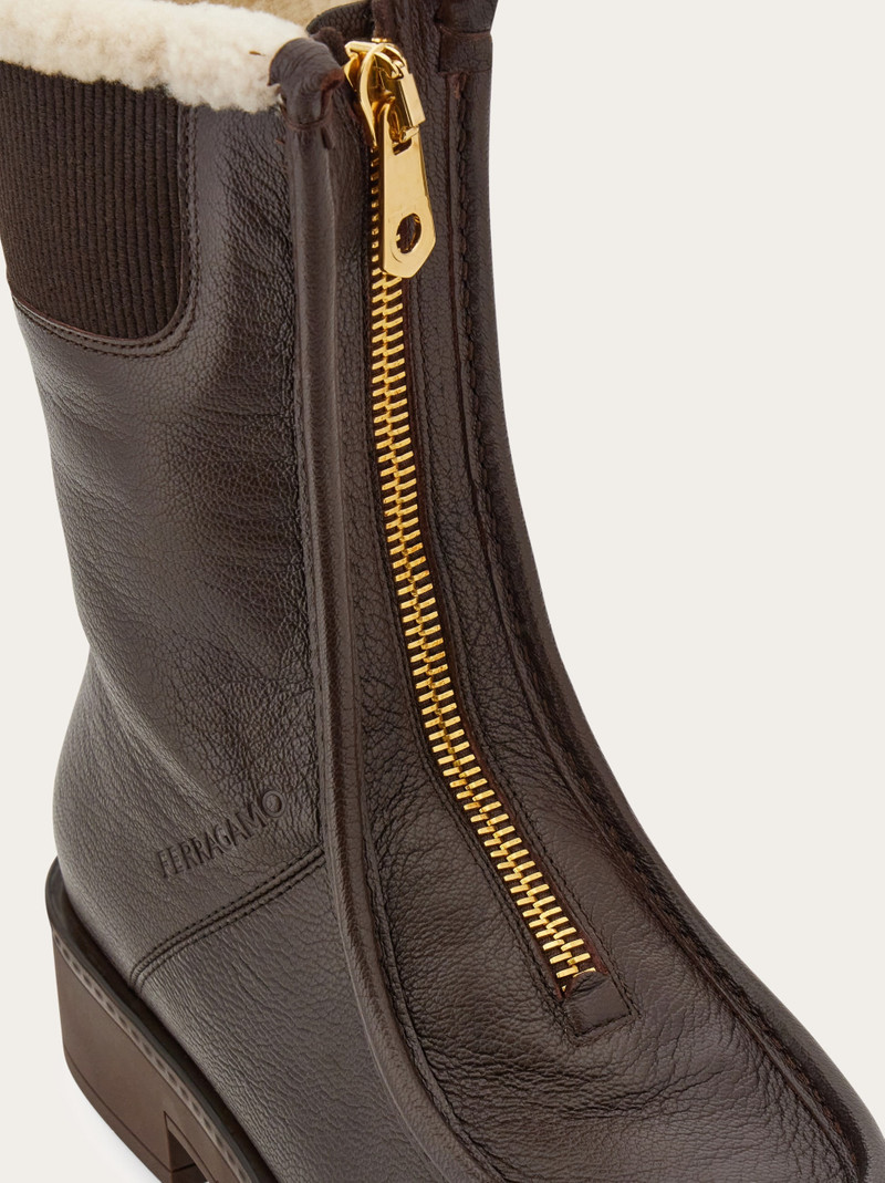 Merino wool lined ankle boot 6