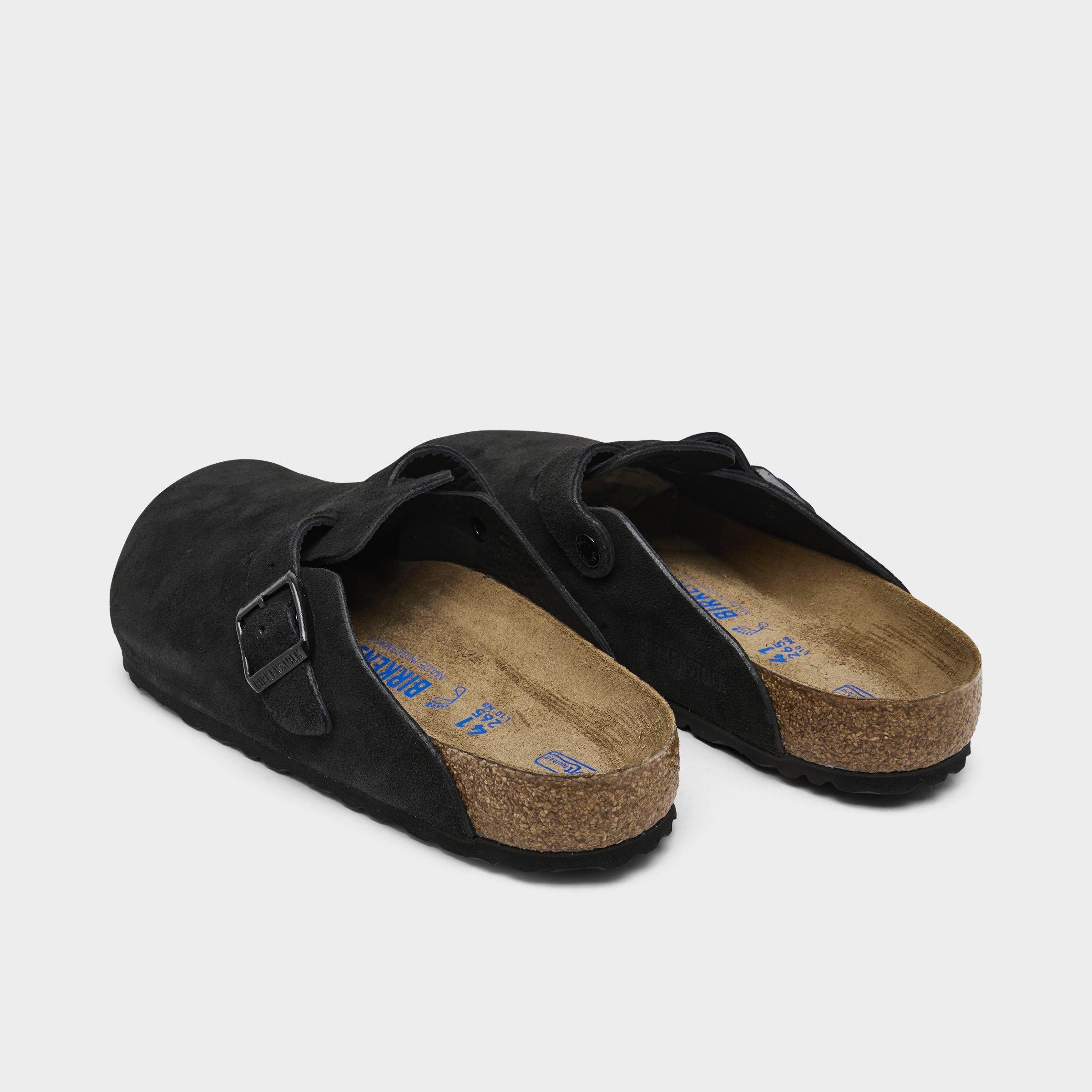 MEN'S BIRKENSTOCK BOSTON SOFT FOOTBED CLOGS - 4