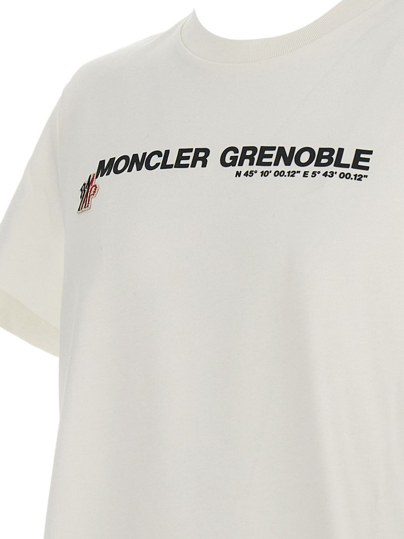 Moncler Grenoble logo-patch crew-neck T-shirt outlook