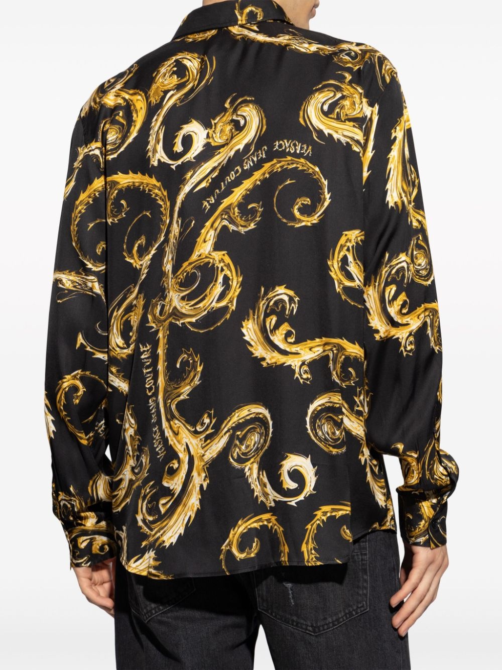 Watercolor Couture-print shirt - 4