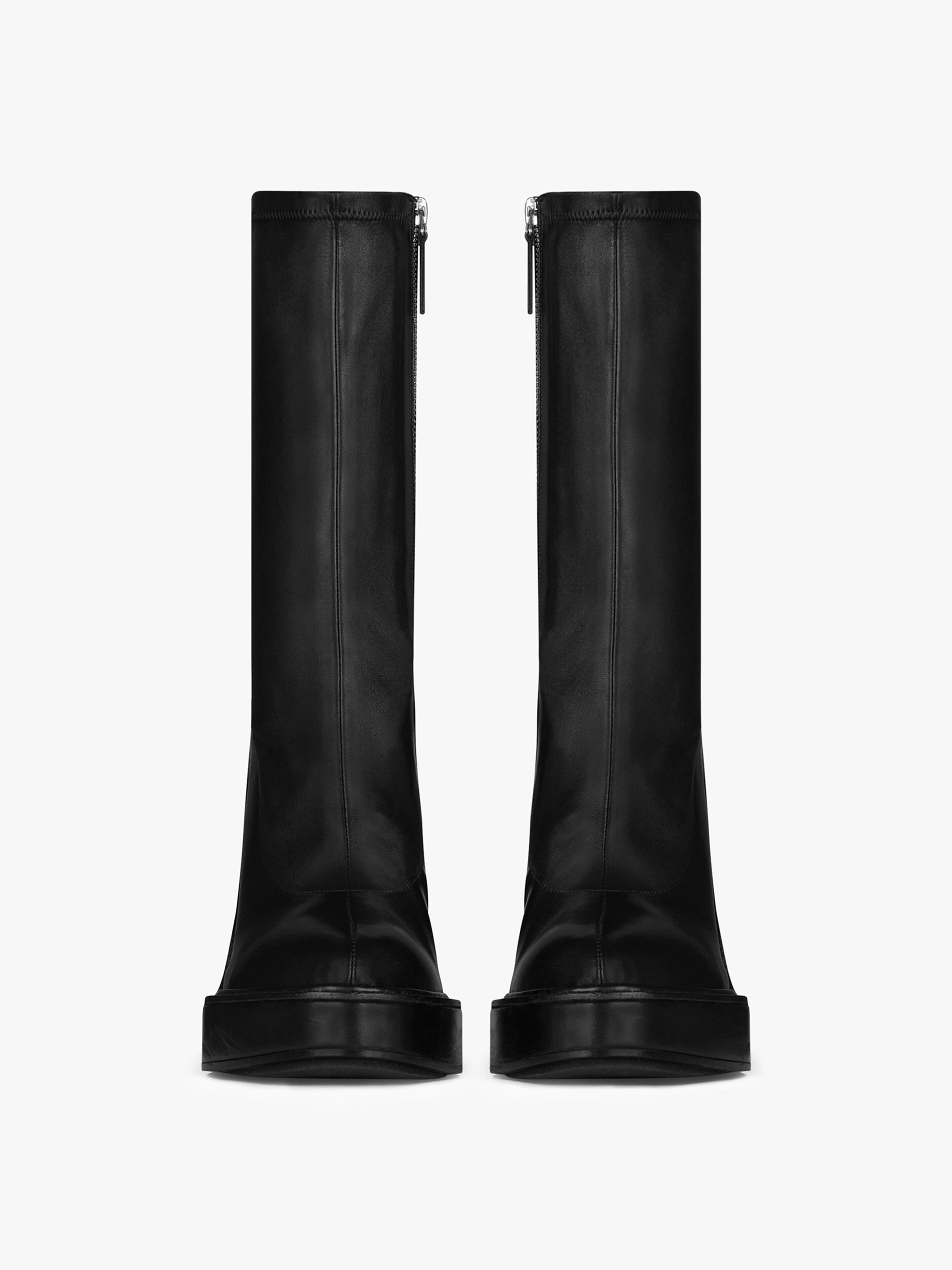 BOOTS IN STRETCH LEATHER - 2