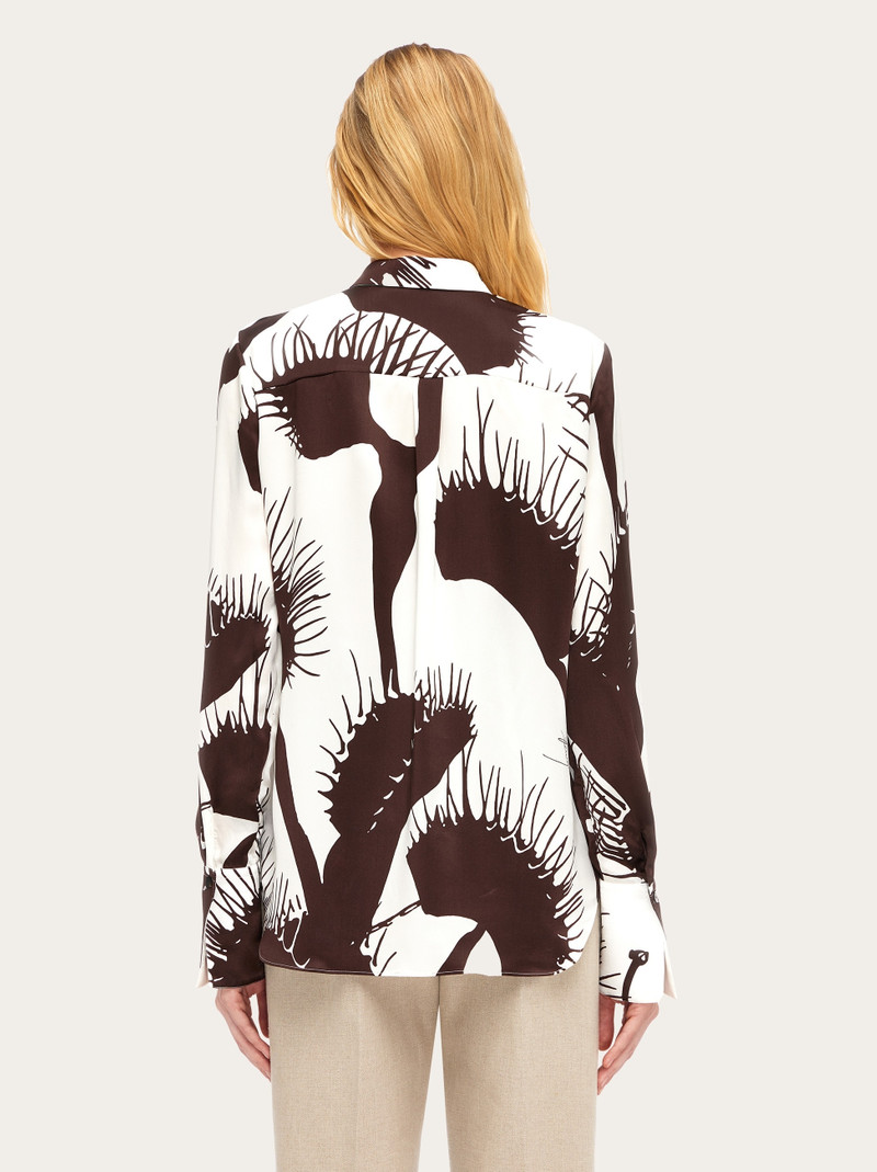Venus print silk shirt 3