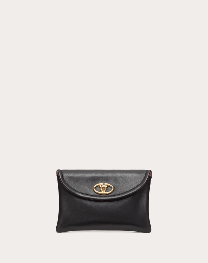 VALENTINO GARAVANI THE BOLD EDITION CLUTCH IN LAMBSKIN 1