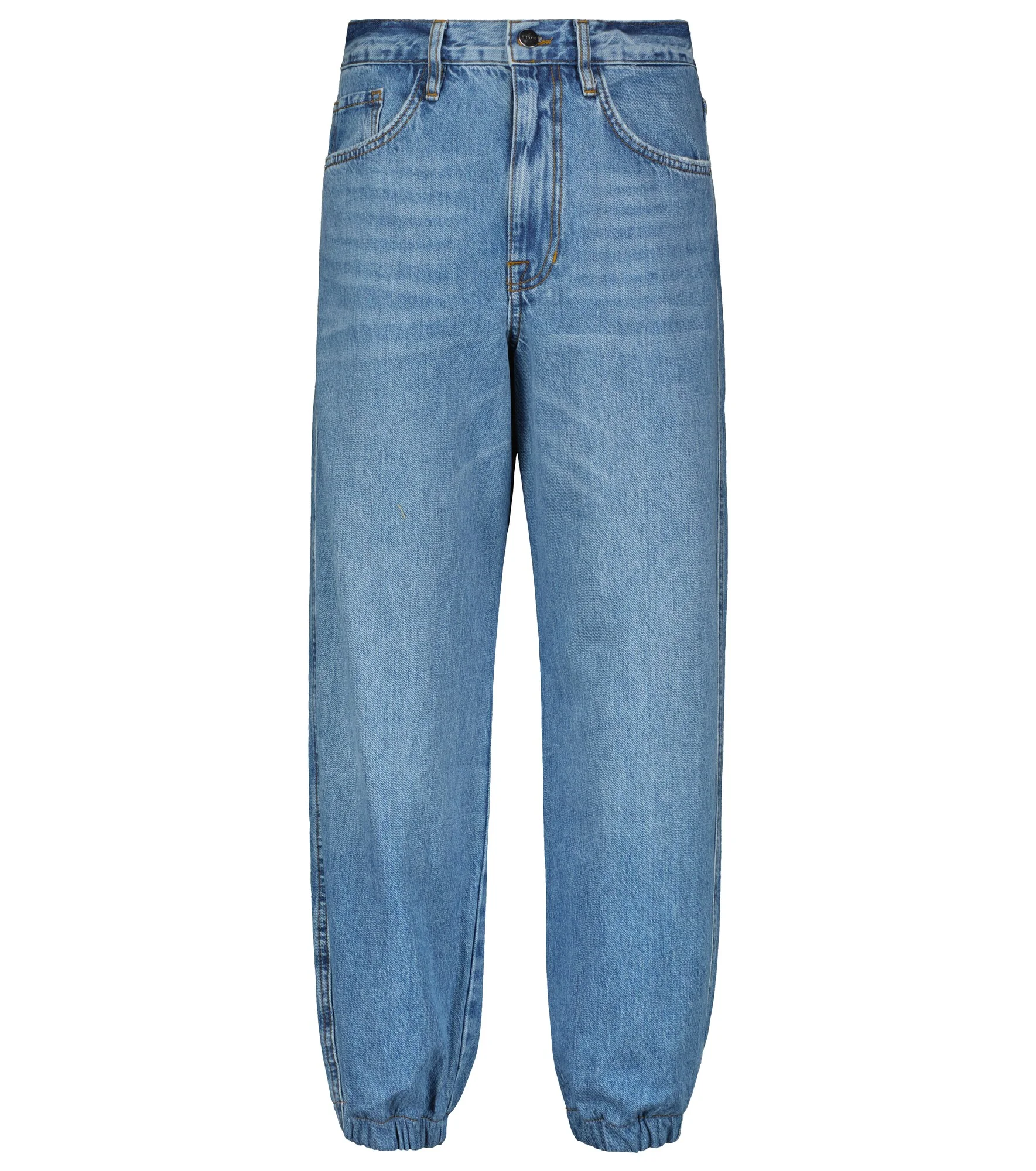 The Lounge high-rise barrel-leg jeans - 1