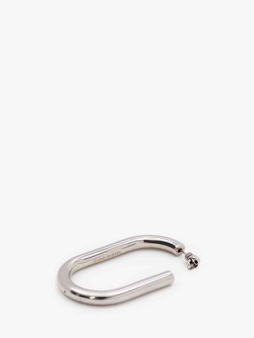 Oversized Hoop Earrings in Antique Silver - 4