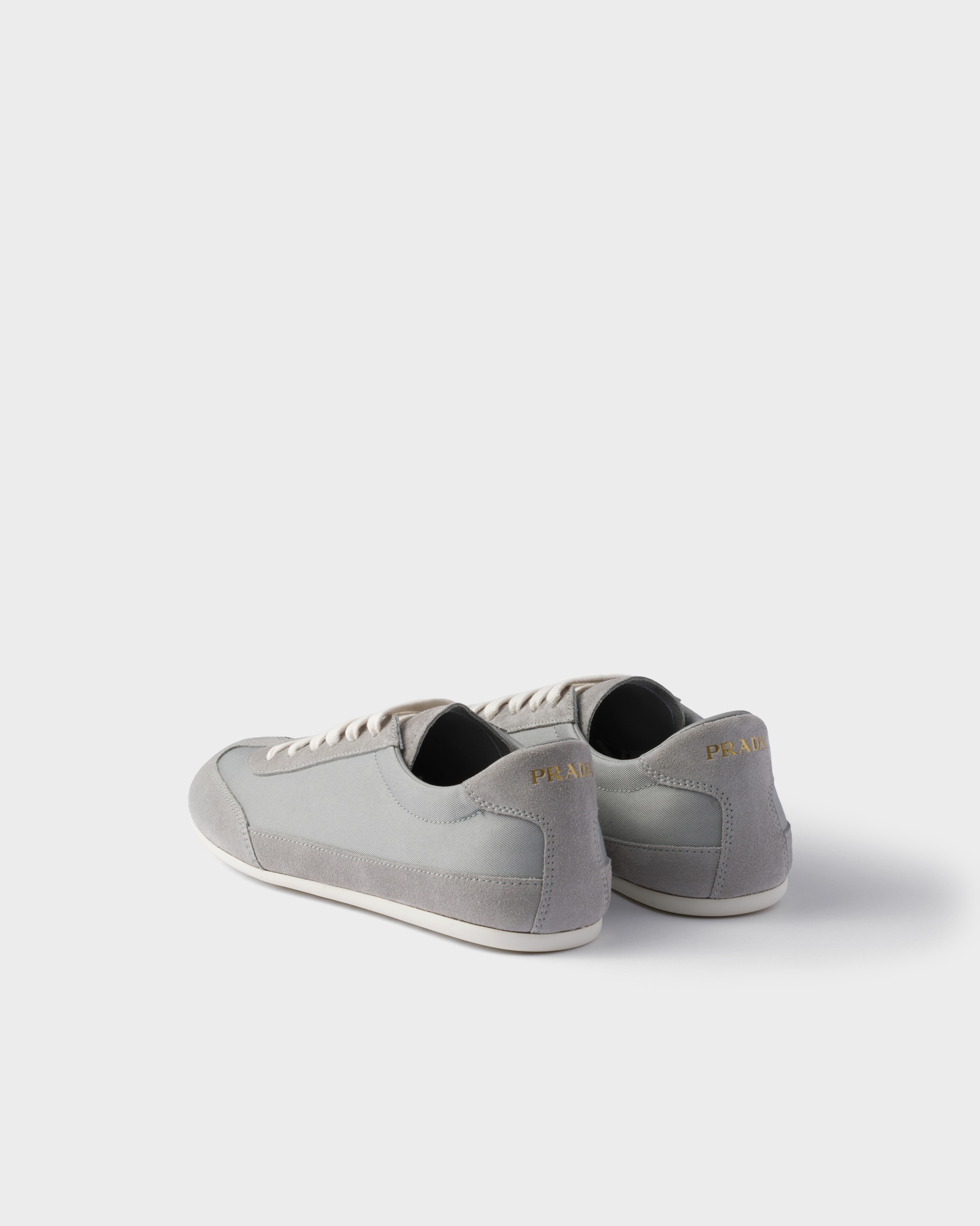 Suede and fabric sneakers - 4