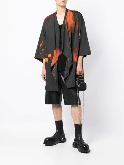 Julius tie-dye open-front shirt outlook