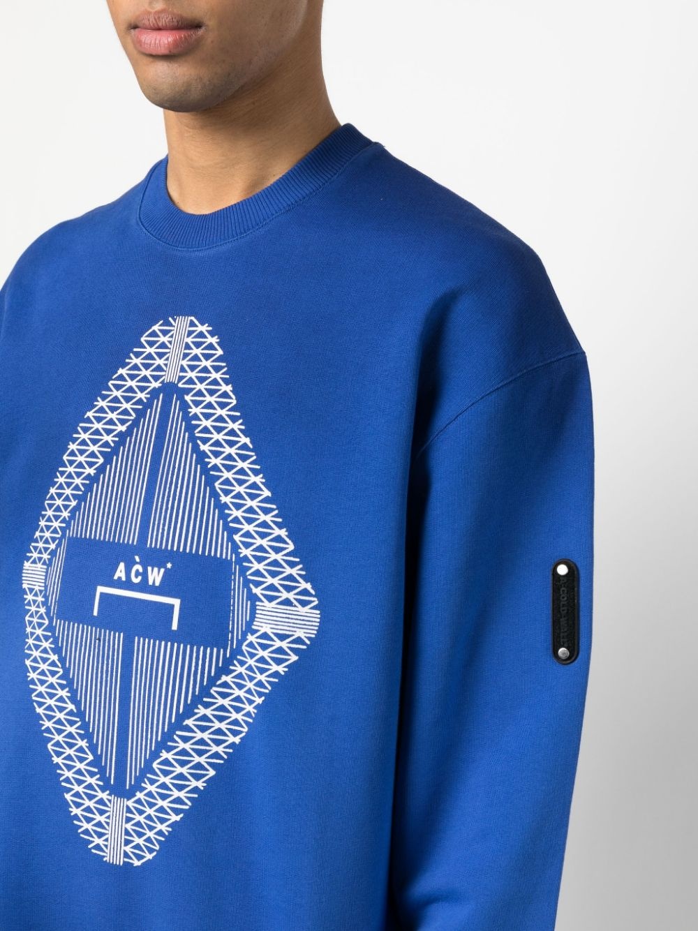 Gradient logo-print sweatshirt - 5