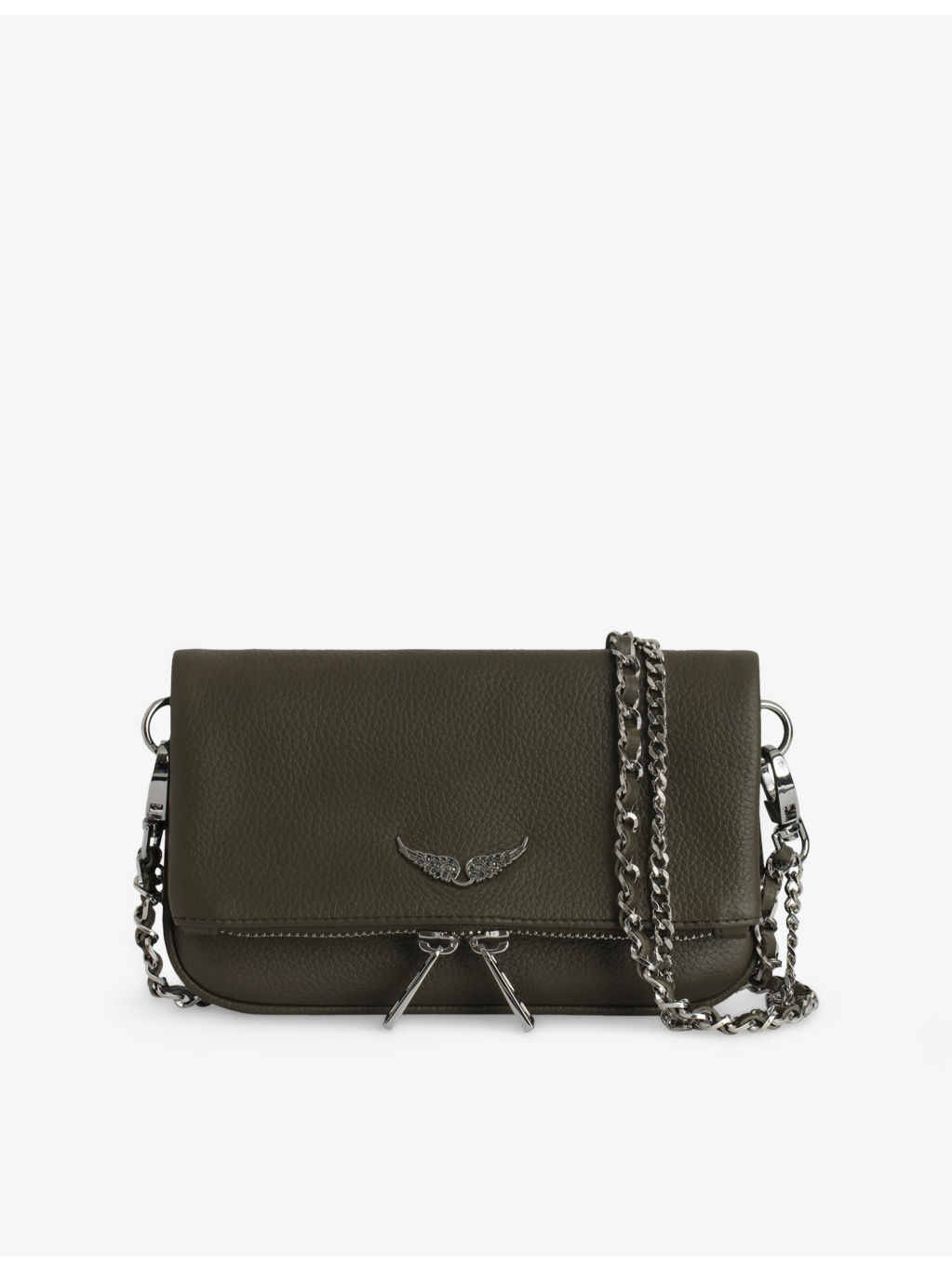 Rock Nano suede clutch bag - 1