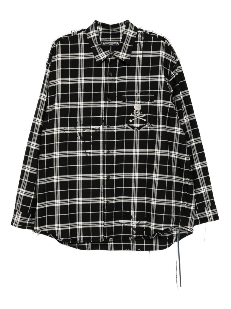 logo-embroidered shirt 1
