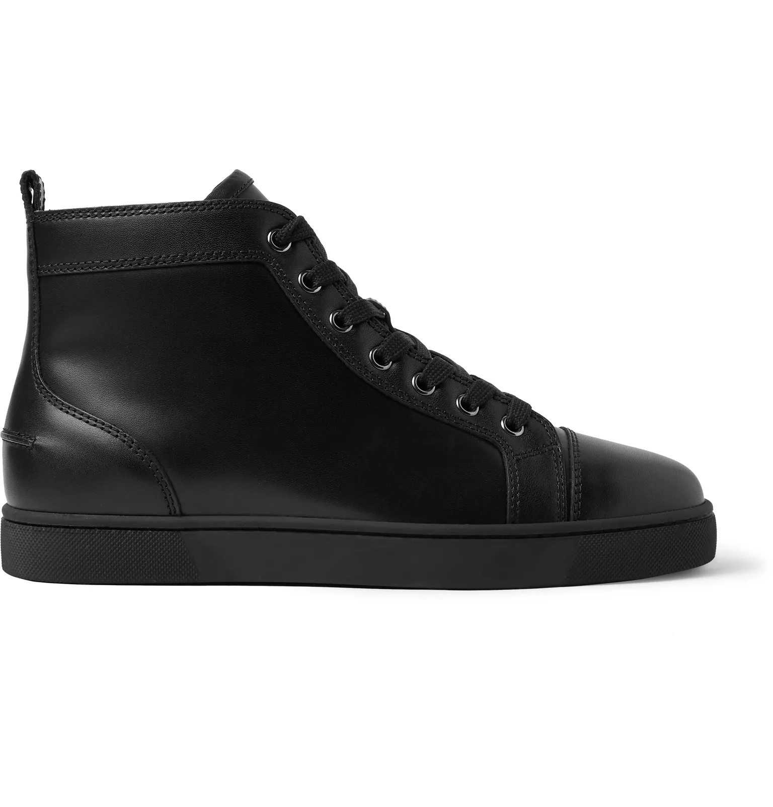 Louis Leather High-Top Sneakers - 1