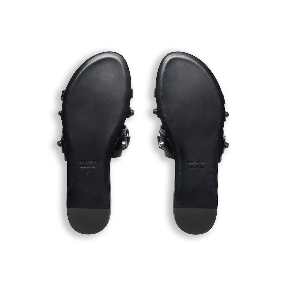 Women's City Mule Flat in Black - 7