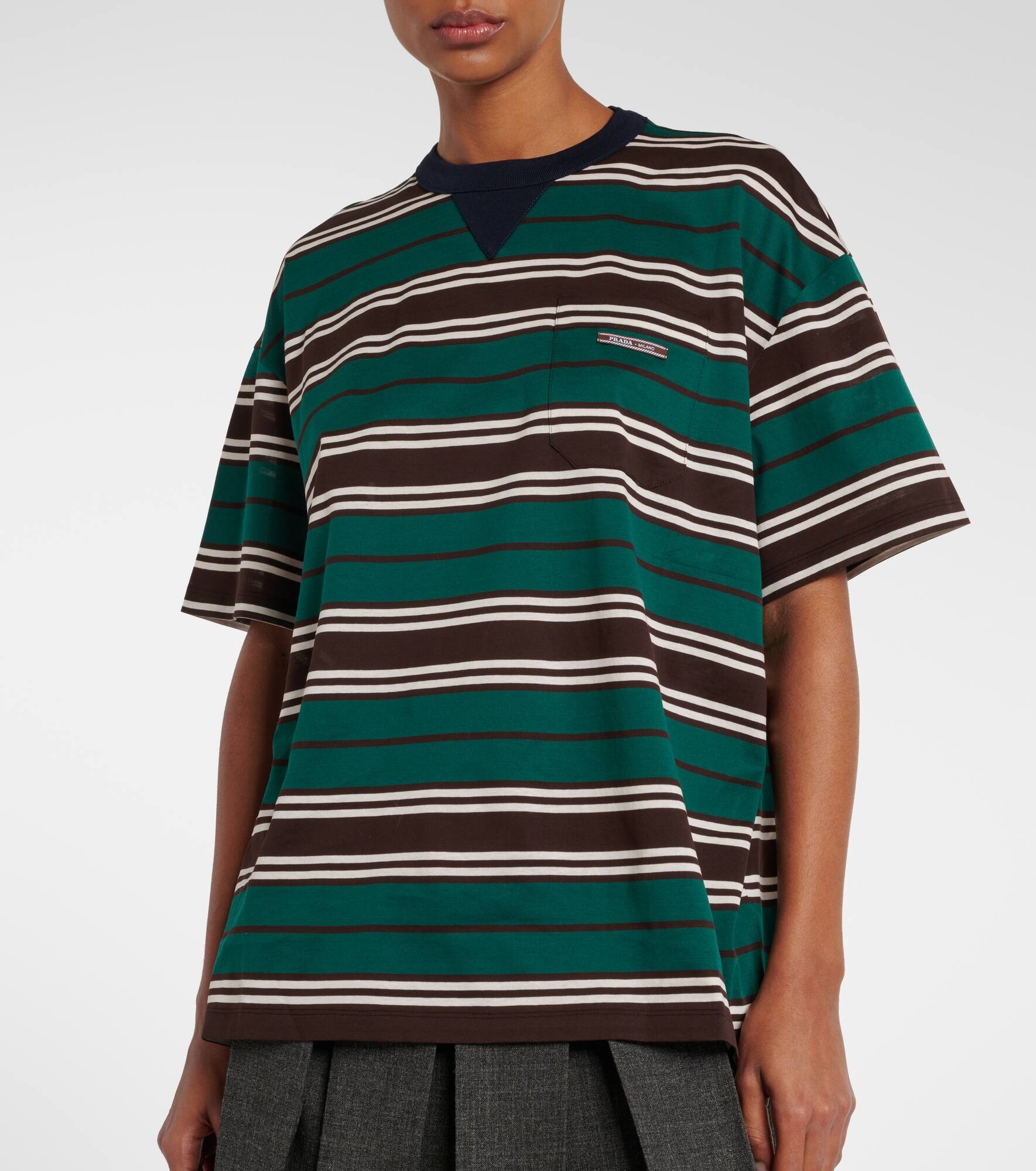 Striped cotton jersey T-shirt - 4