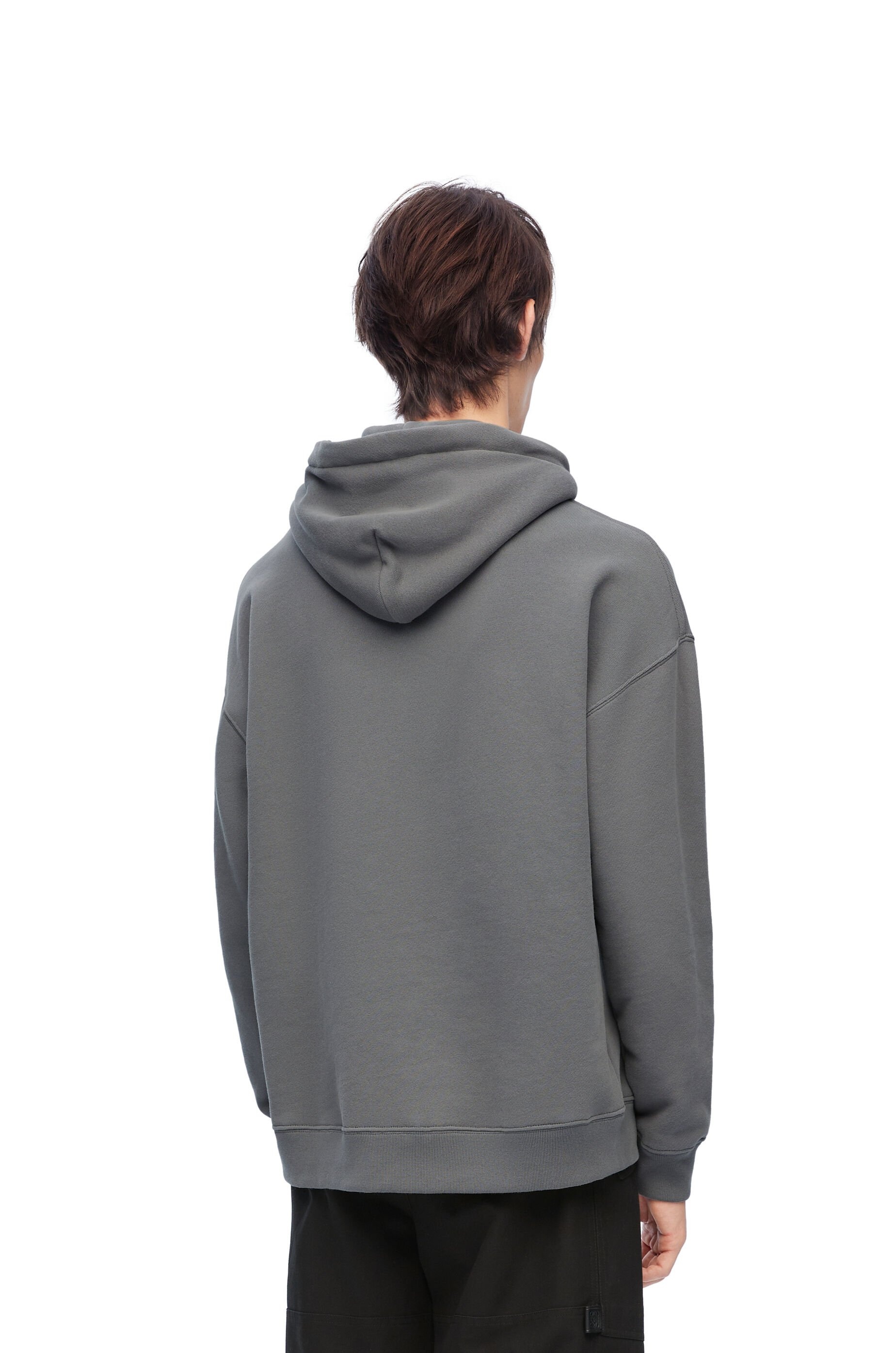 Relaxed fit hoodie in cotton - 4