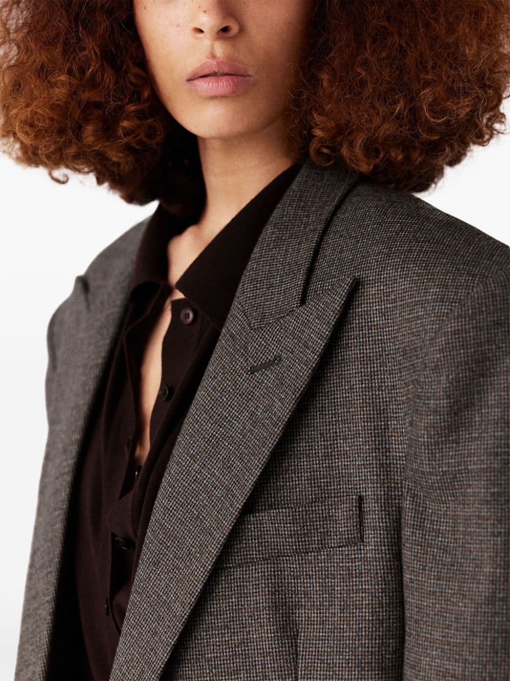 single-breasted blazer - 6