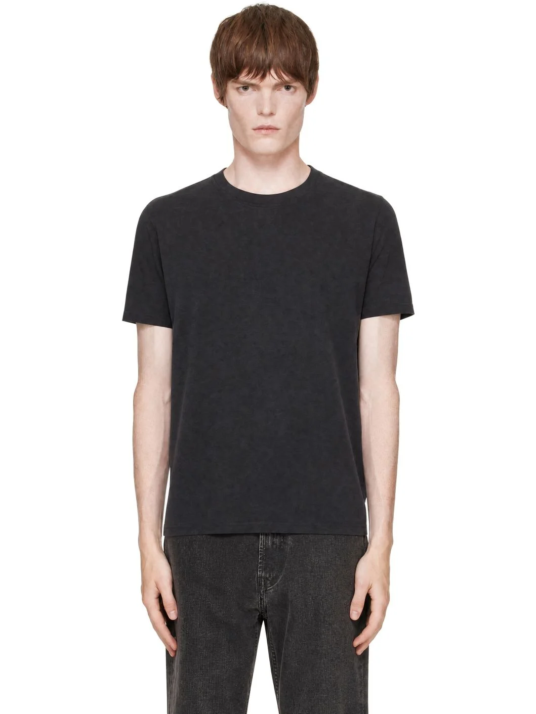 Two-Pack Black Garment-Dyed Pocket T-shirts - 1