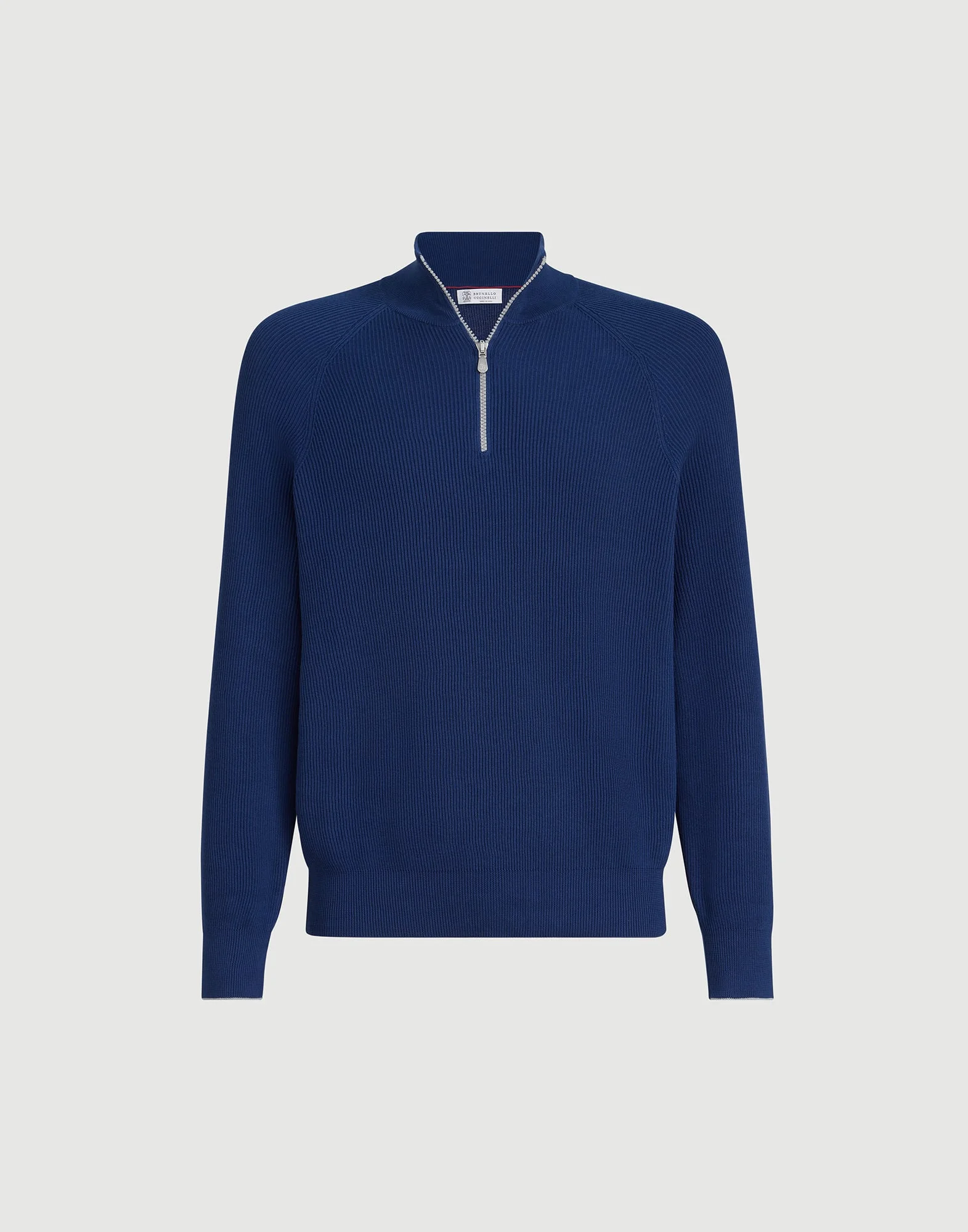 남자의 캐시미어 Quarter-Zip 스웨터 - 1