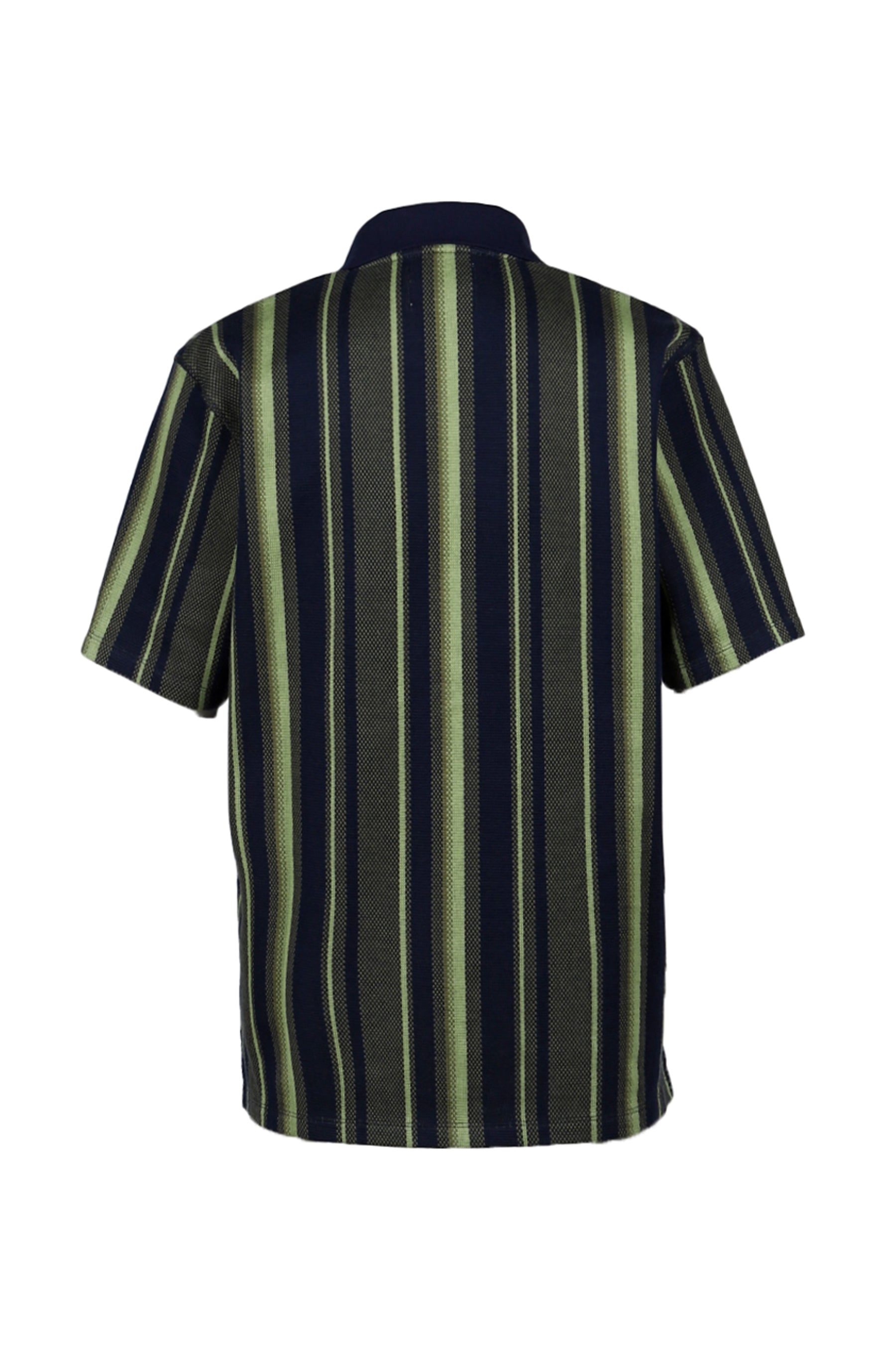 RUGBY STRIPED POLO / NVY MINT - 2